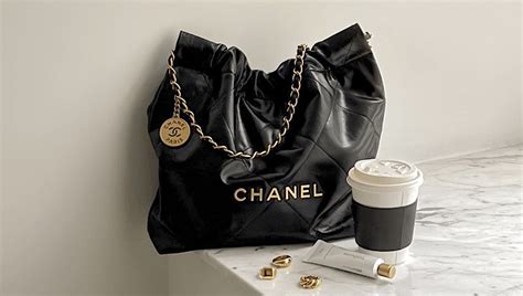 chanel handbag black and white|Chanel 22 small black.